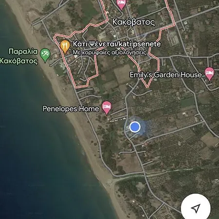 Kakovatos - Luxury Sea “roberta” 66m2 Apartment